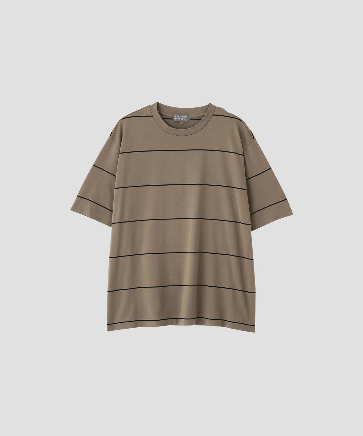 FINE COTTON STRIPE JERSEY TOP
