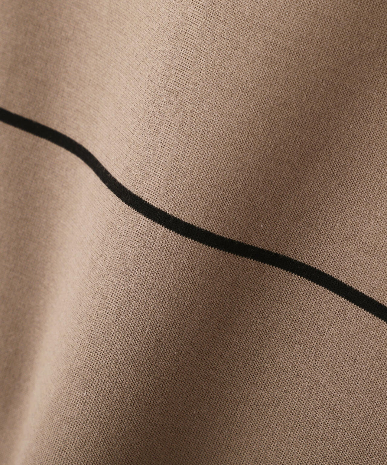 FINE COTTON STRIPE JERSEY TOP