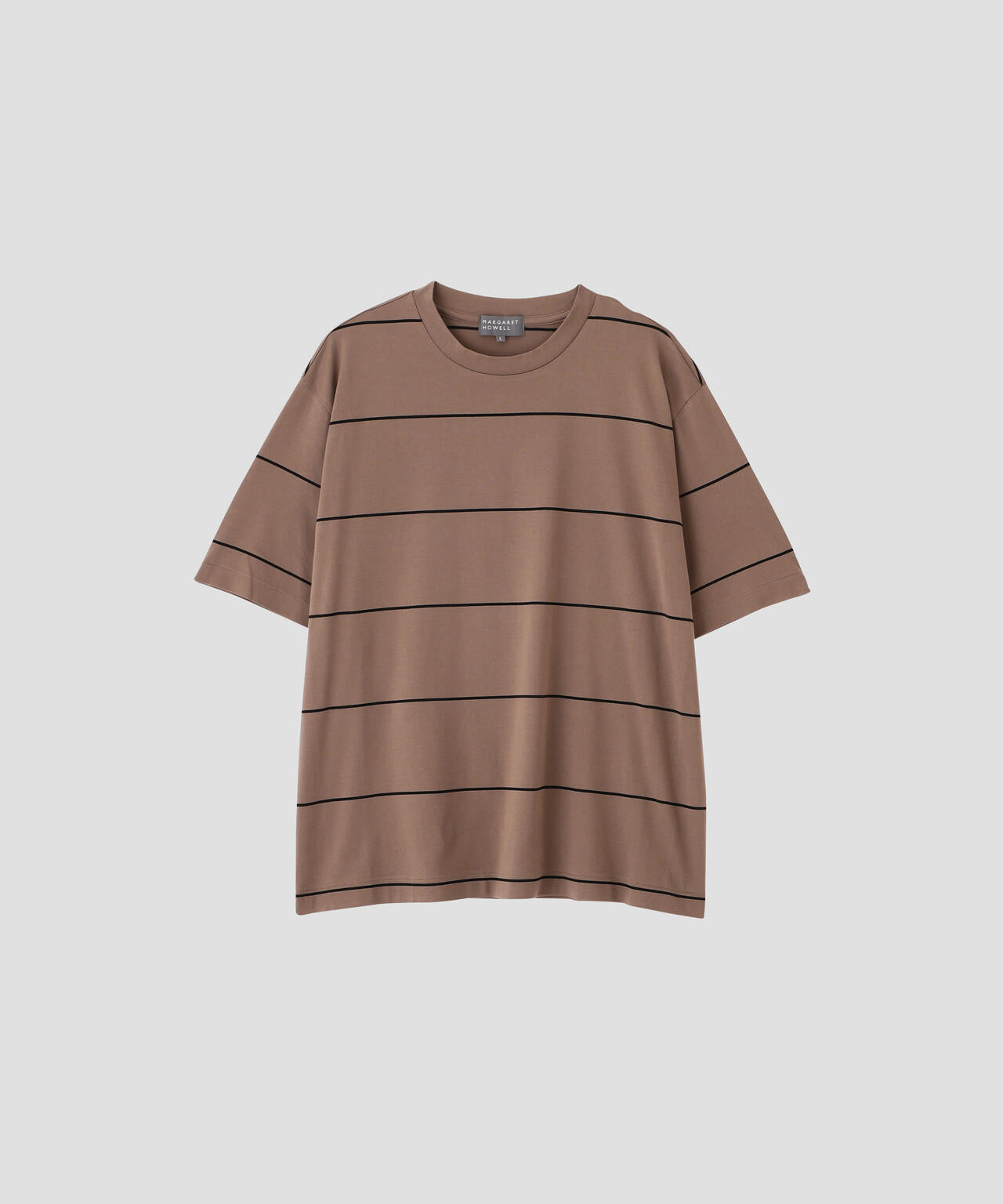 FINE COTTON STRIPE JERSEY TOP