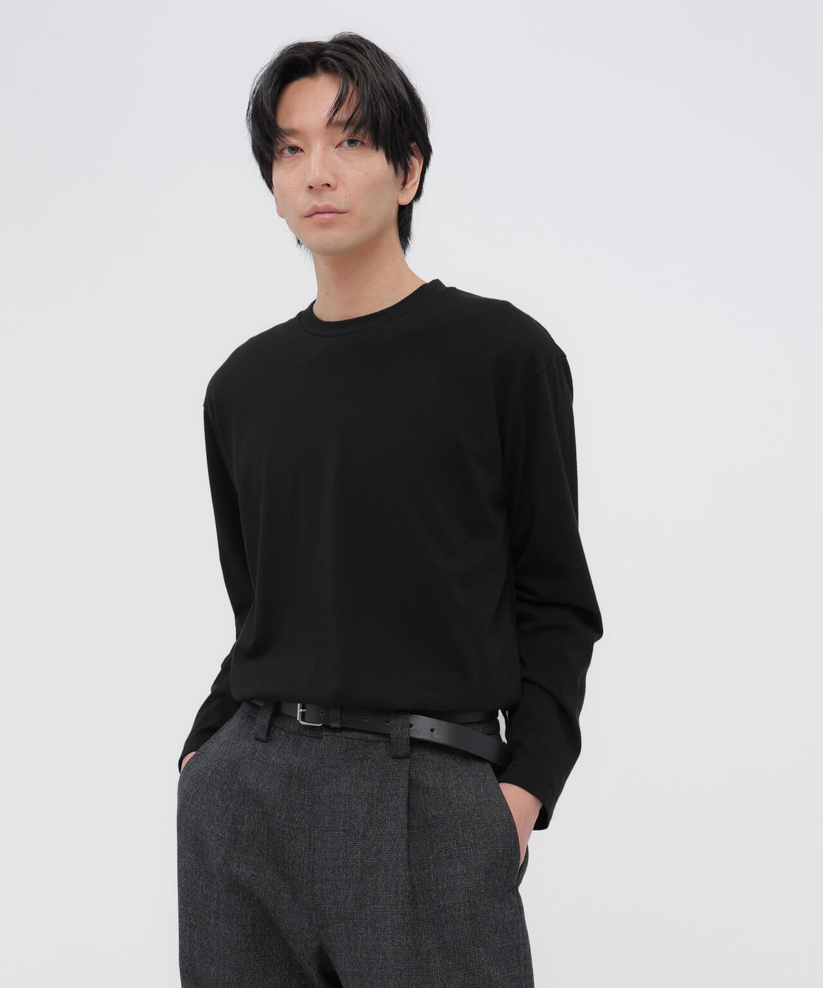 PLAIN COTTON JERSEY TOP