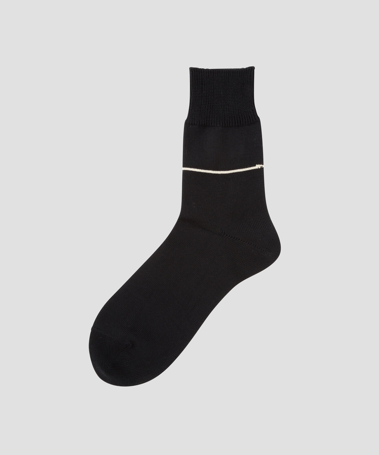 MEN SINGLE STRIPE COTTON SOCKS