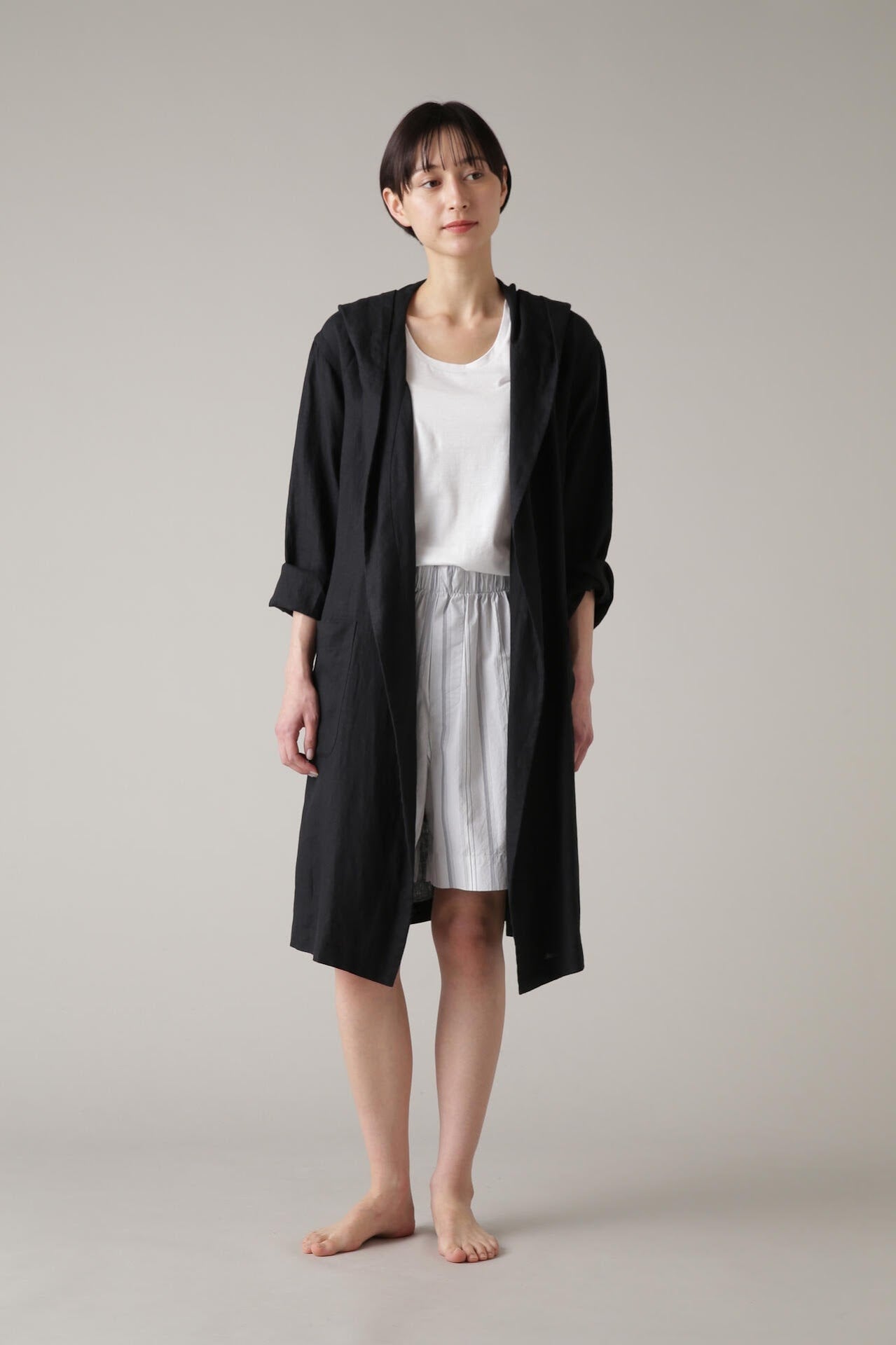 COTTON LINEN MULTI STRIPE