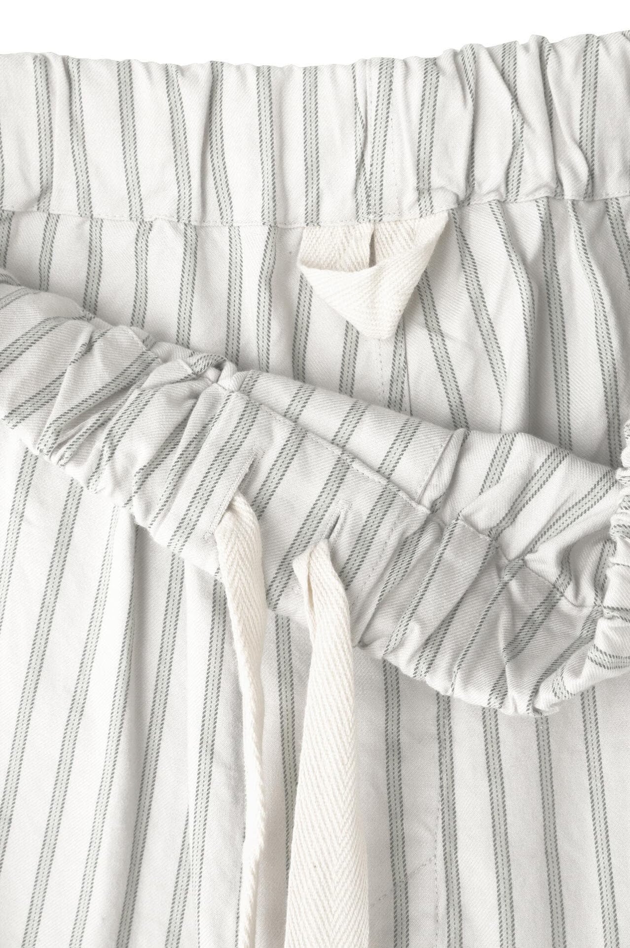 TONAL STRIPE COTTON CASHMERE