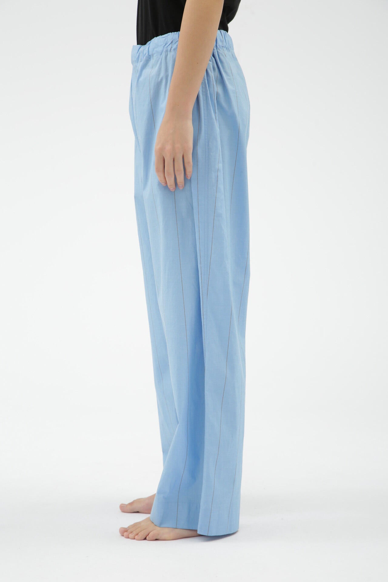 WIDE STRIPE COTTON LINEN