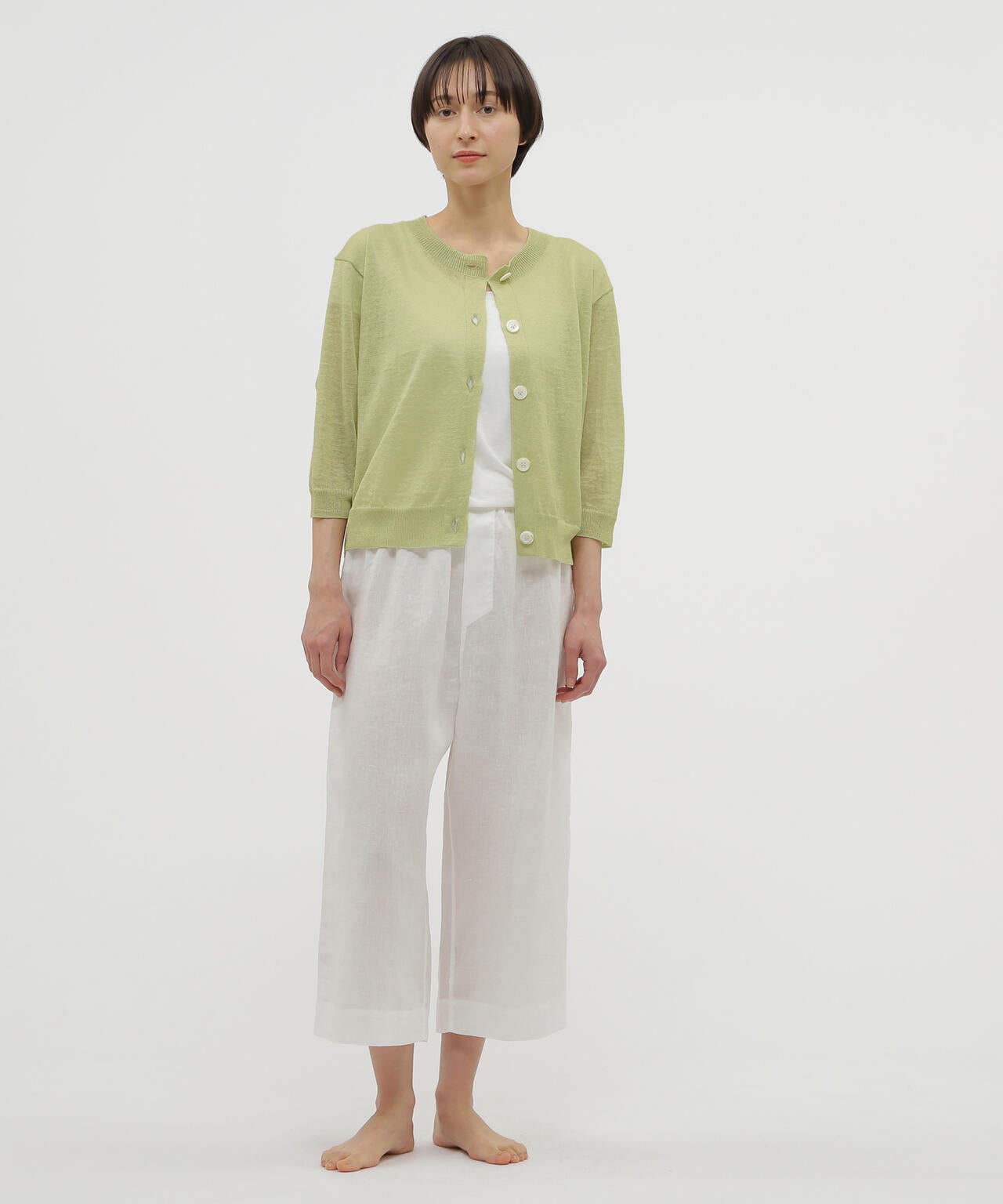 END ON END STRIPE TROUSERS