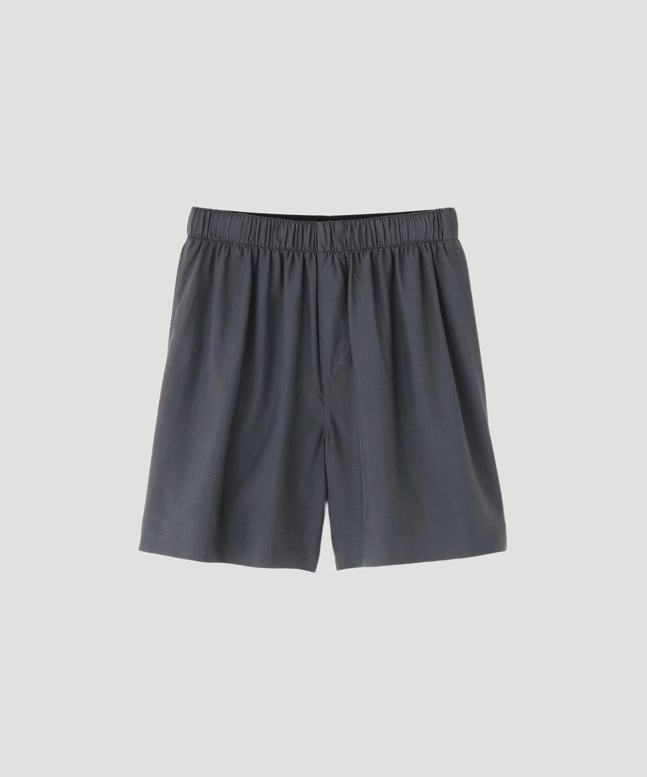 SAND WASHED SILK POPLIN TROUSERS