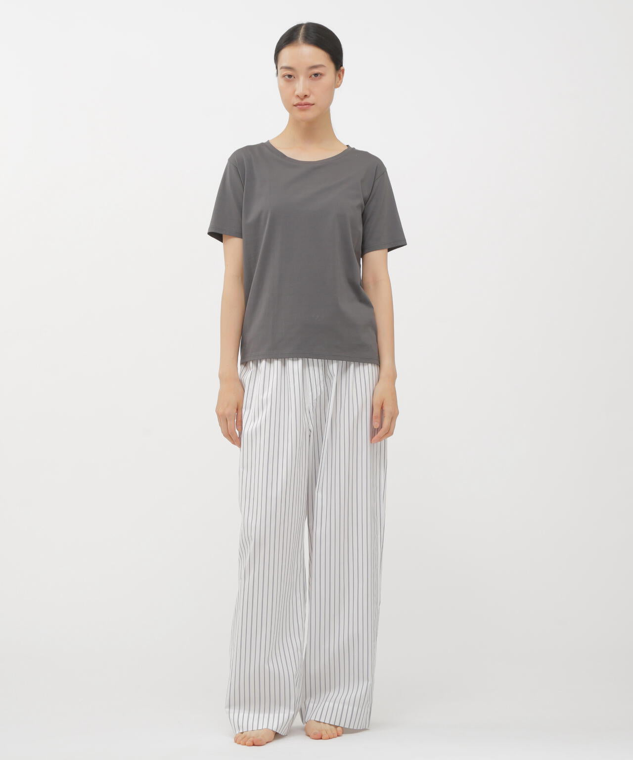 TICKING STRIPE PJ TROUSERS