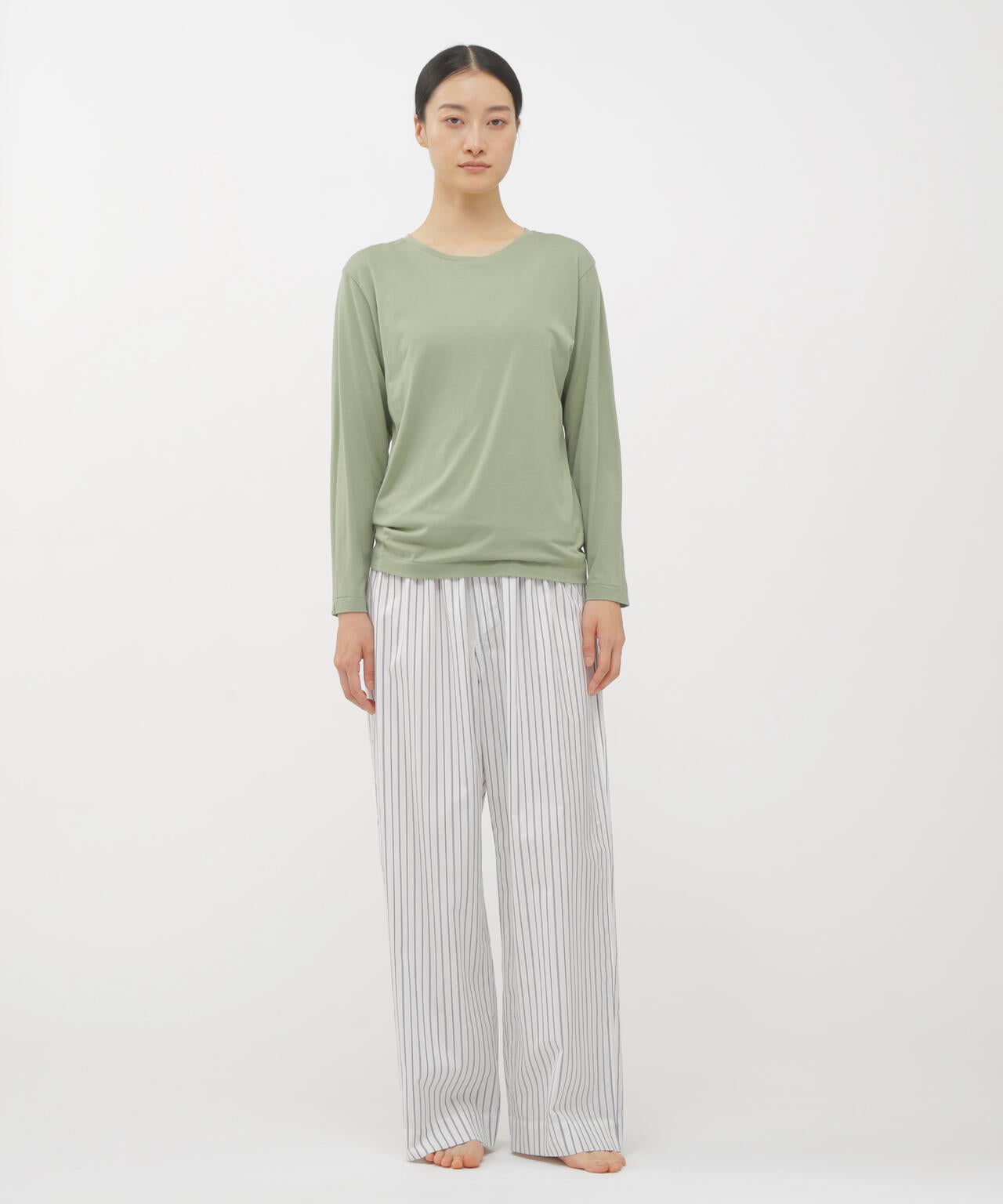 TICKING STRIPE PJ TROUSERS