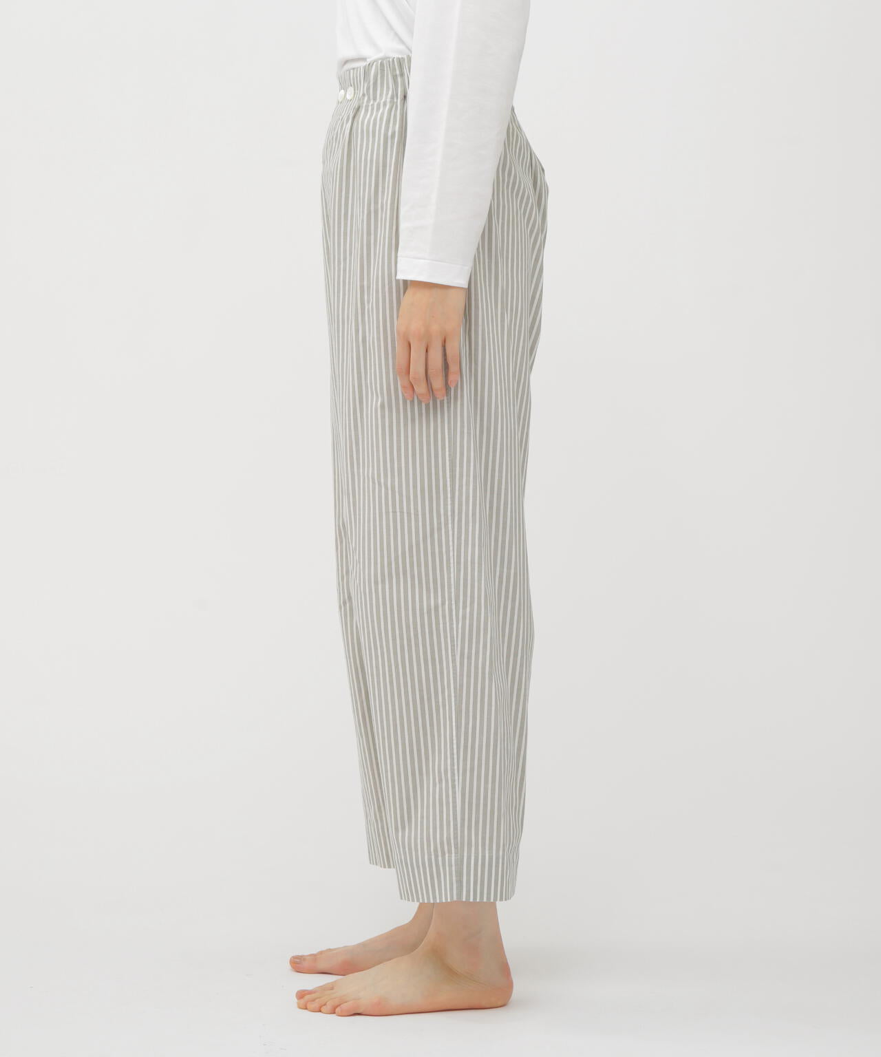 COTTON POPLIN TROUSERS