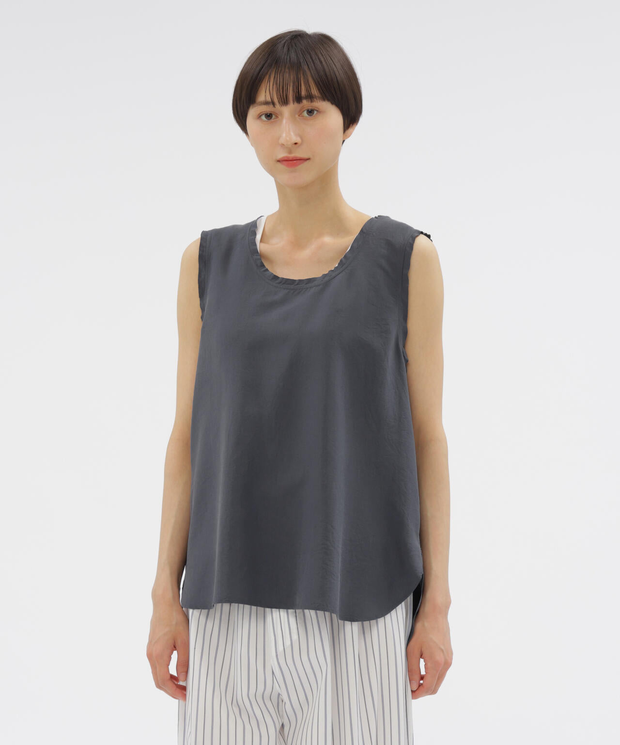 SAND WASHED SILK POPLIN SHIRT