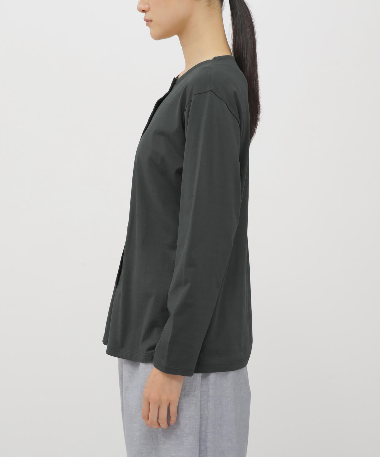 HIGHTWIST COTTON JERSEY TOP