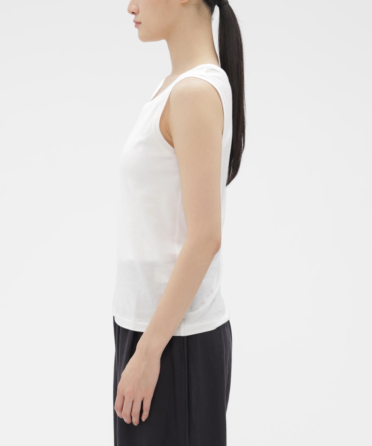 SUPERFINE COTTON JERSEY TOP