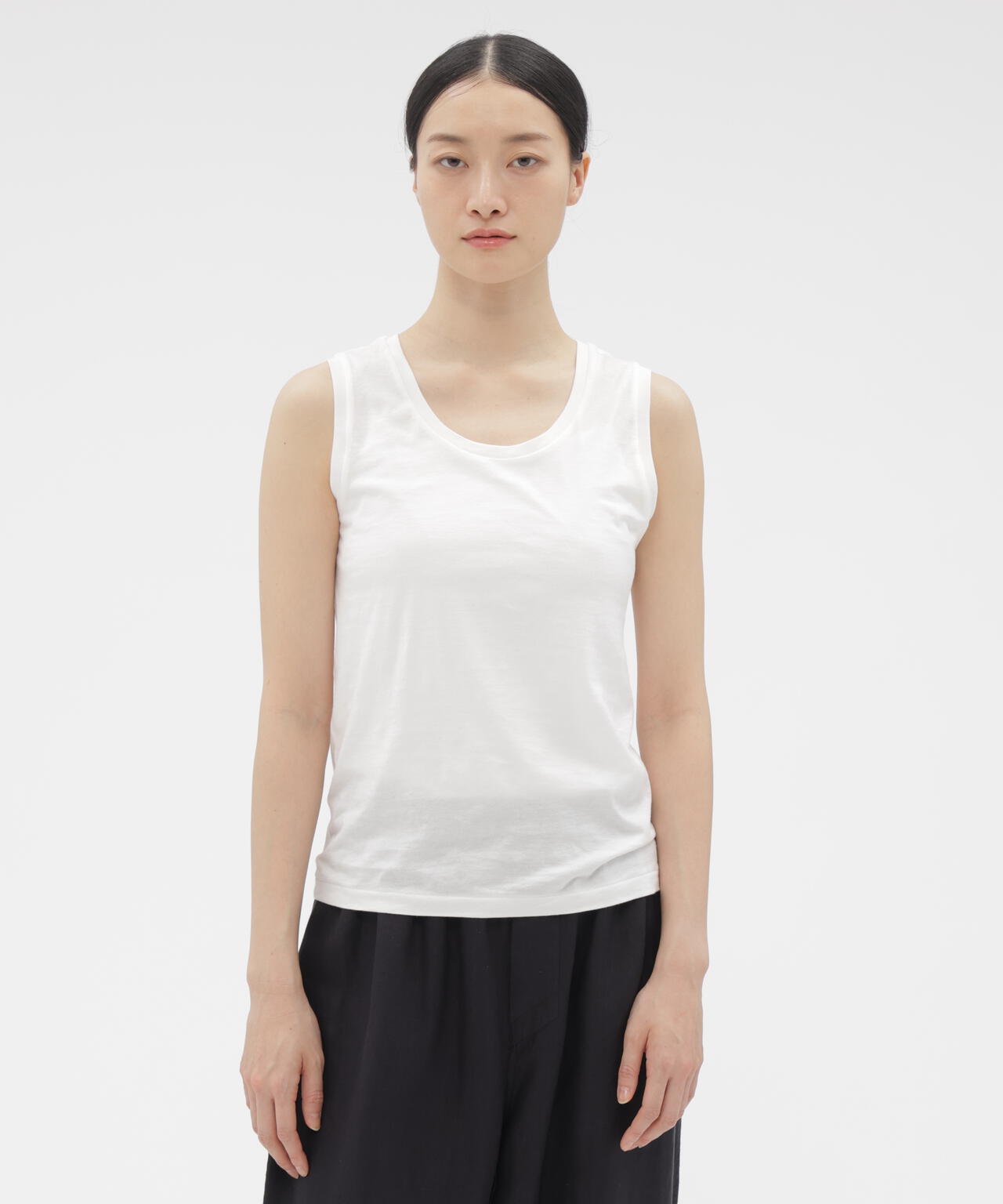 SUPERFINE COTTON JERSEY TOP