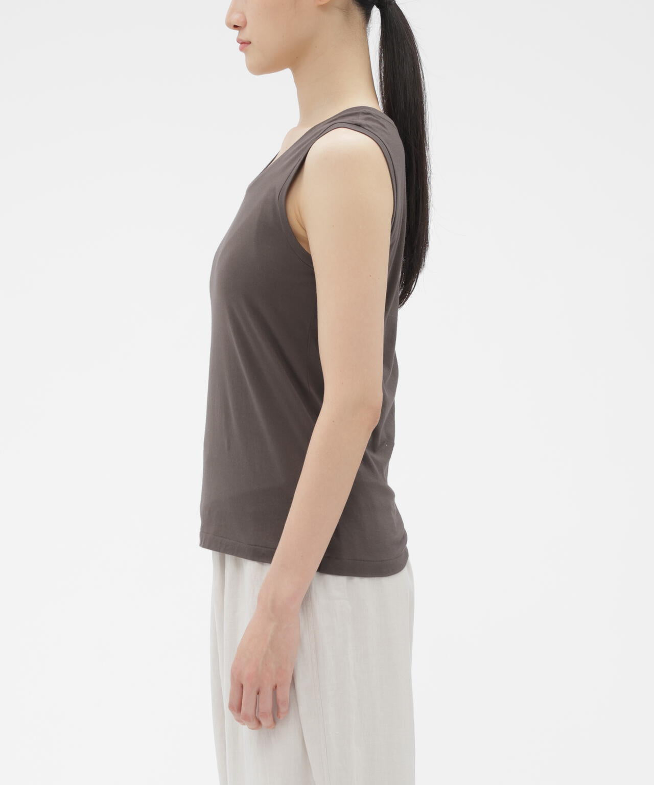 SUPERFINE COTTON JERSEY TOP