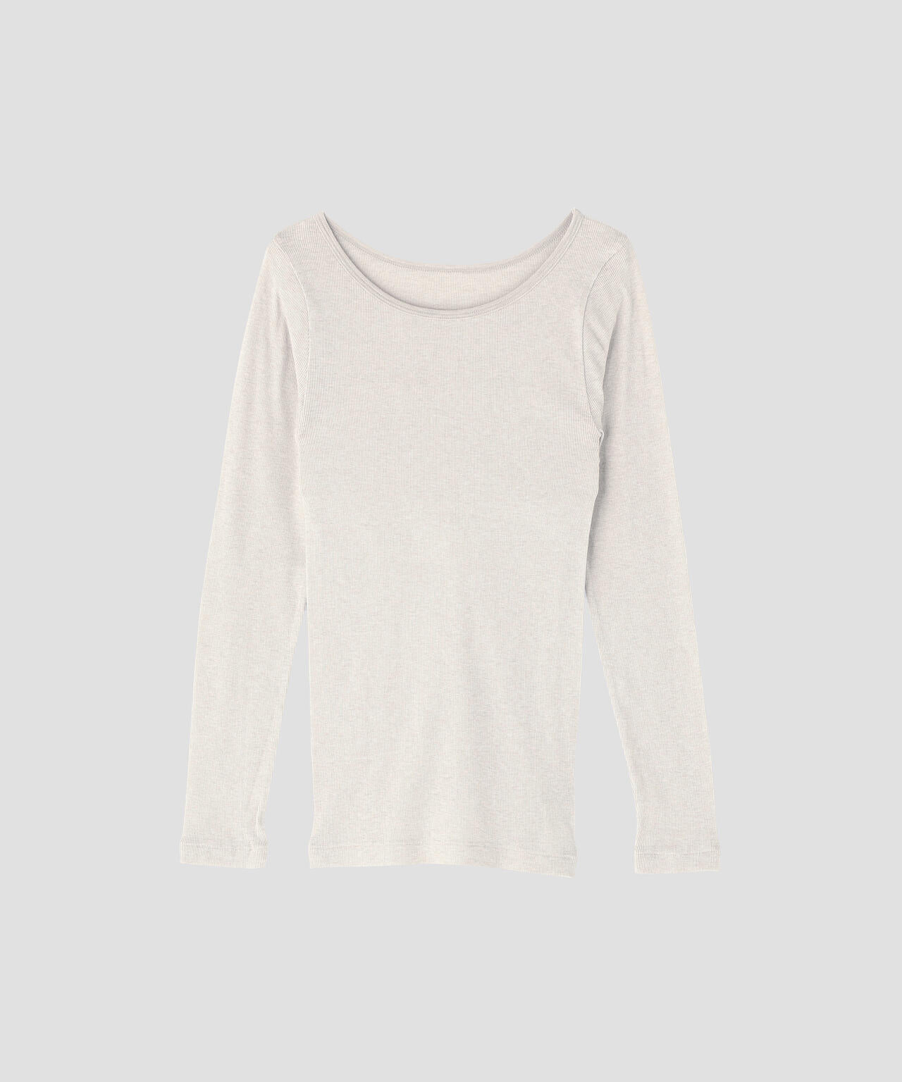 COTTON SILK RIB TOP