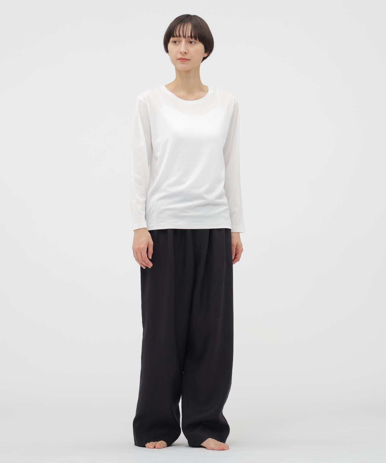 SUPERFINE COTTON JERSEY TOP