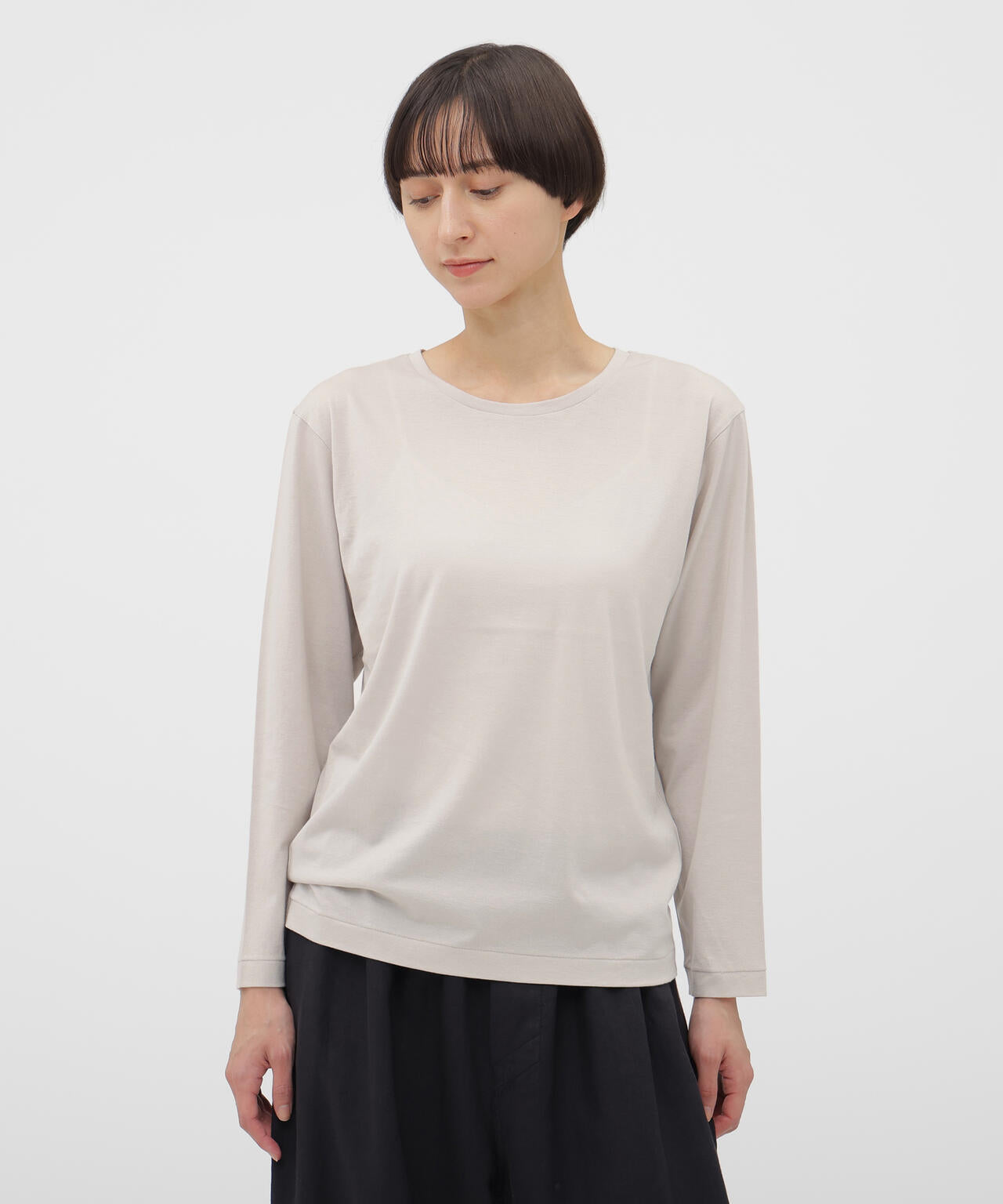 SUPERFINE COTTON JERSEY TOP