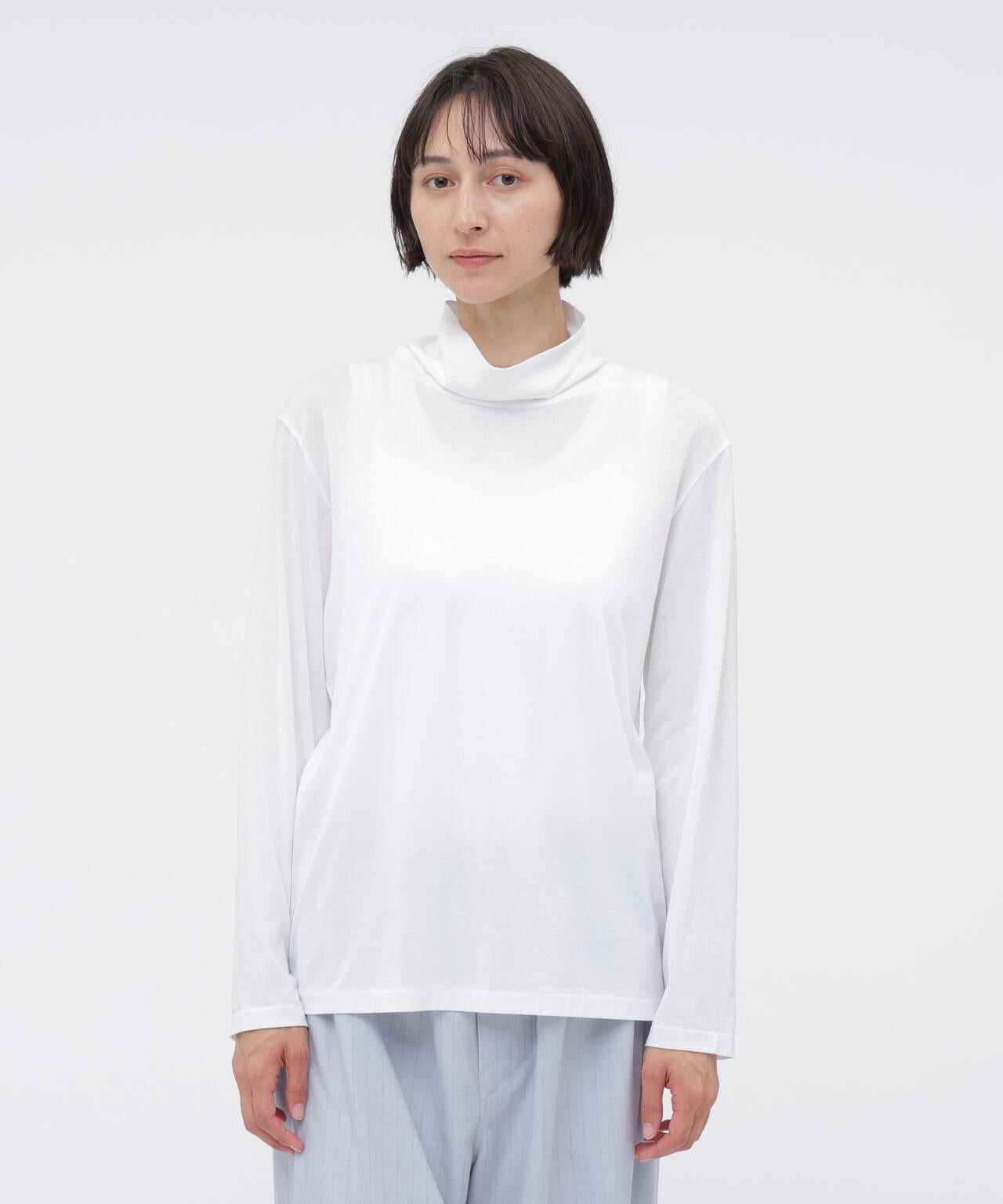 新品タグ付 マーガレットハウエル ソフトコットンジャージー1.7万 SUPERFINE COTTON JERSEY TOP | MARGARET HOWELL（マーガレット