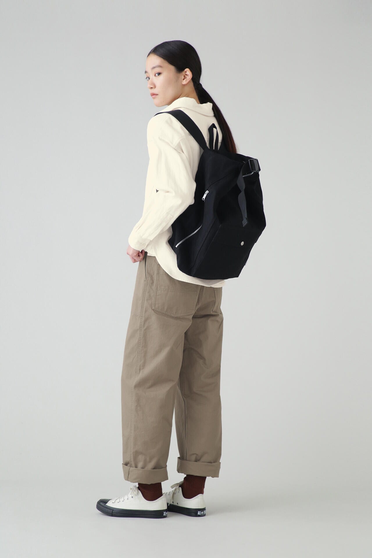 WORN LINEN COTTON DRILL