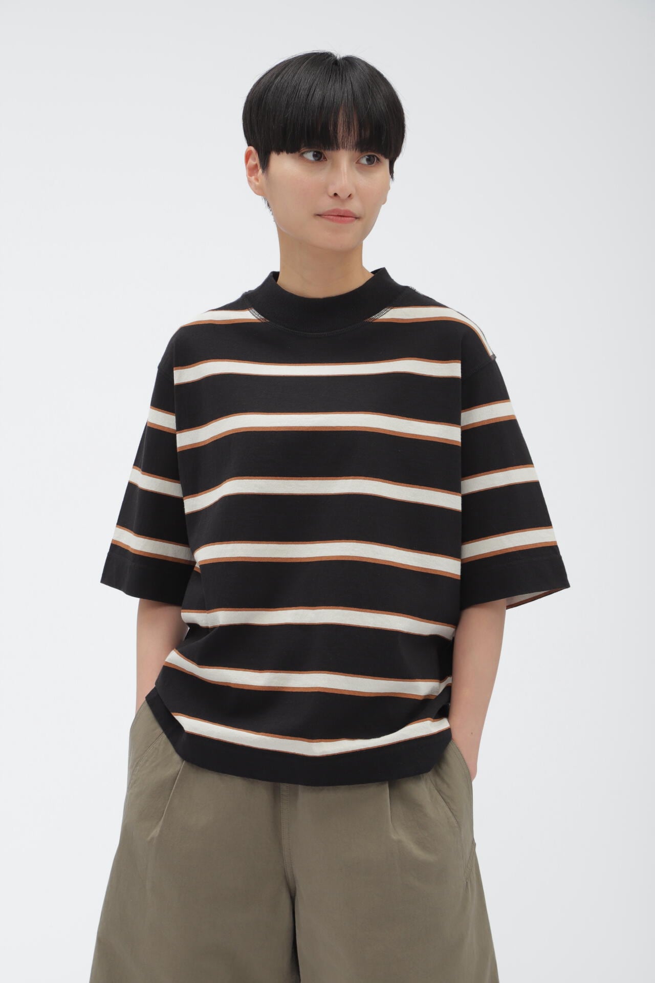OUTLINE STRIPE JERSEY