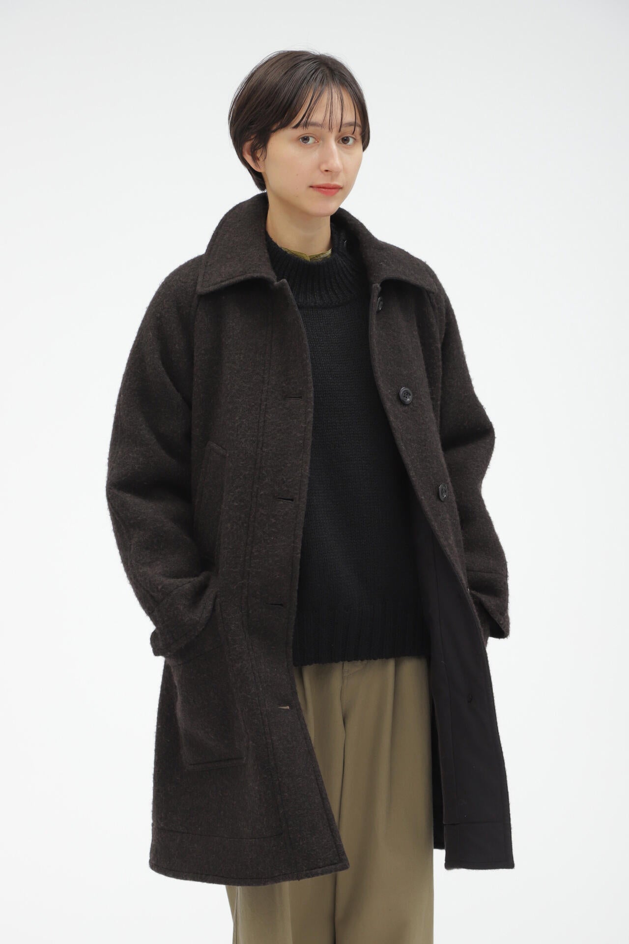 LOFTED WOOL MELTON