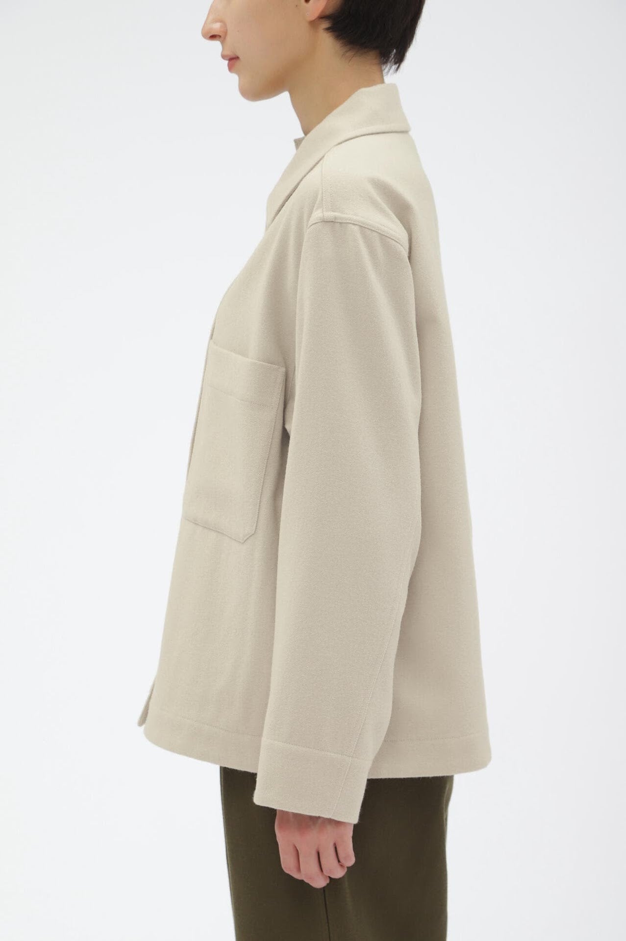 FELTED WOOL SHIRTING