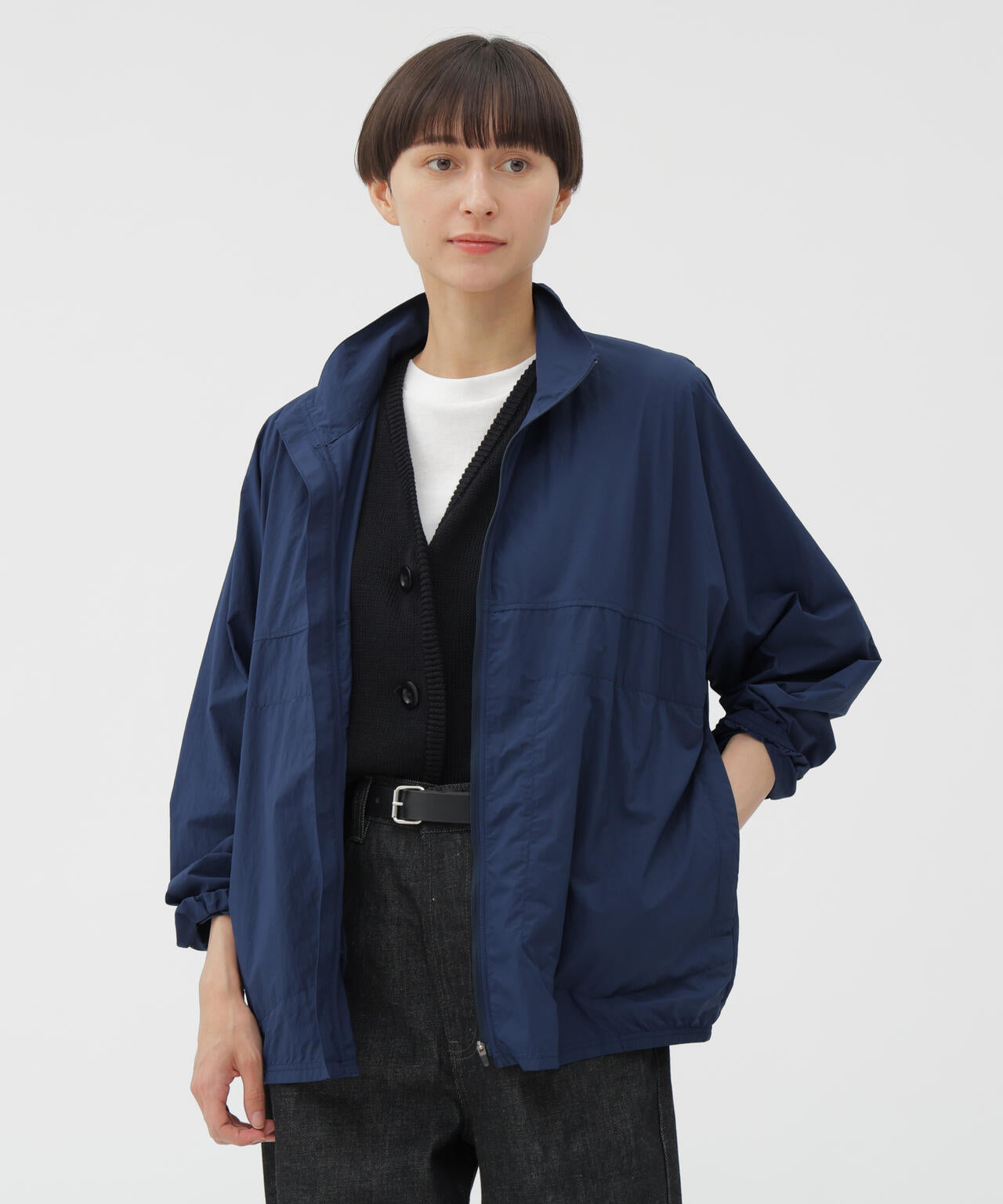 PROOFED LIGHT NYLON TAFFETA BLOUSON