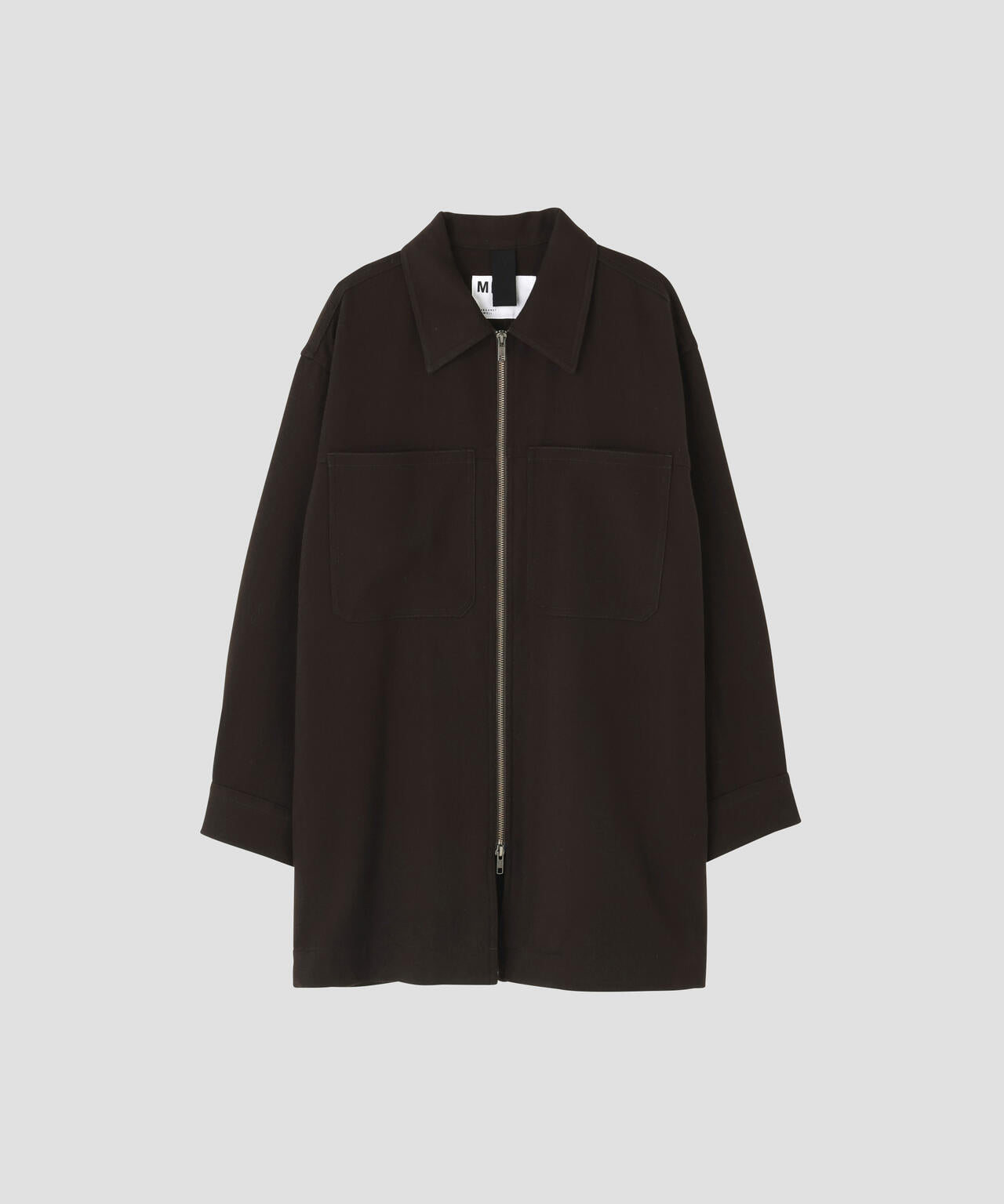 FELTED WOOL SHIRTING BLOUSON