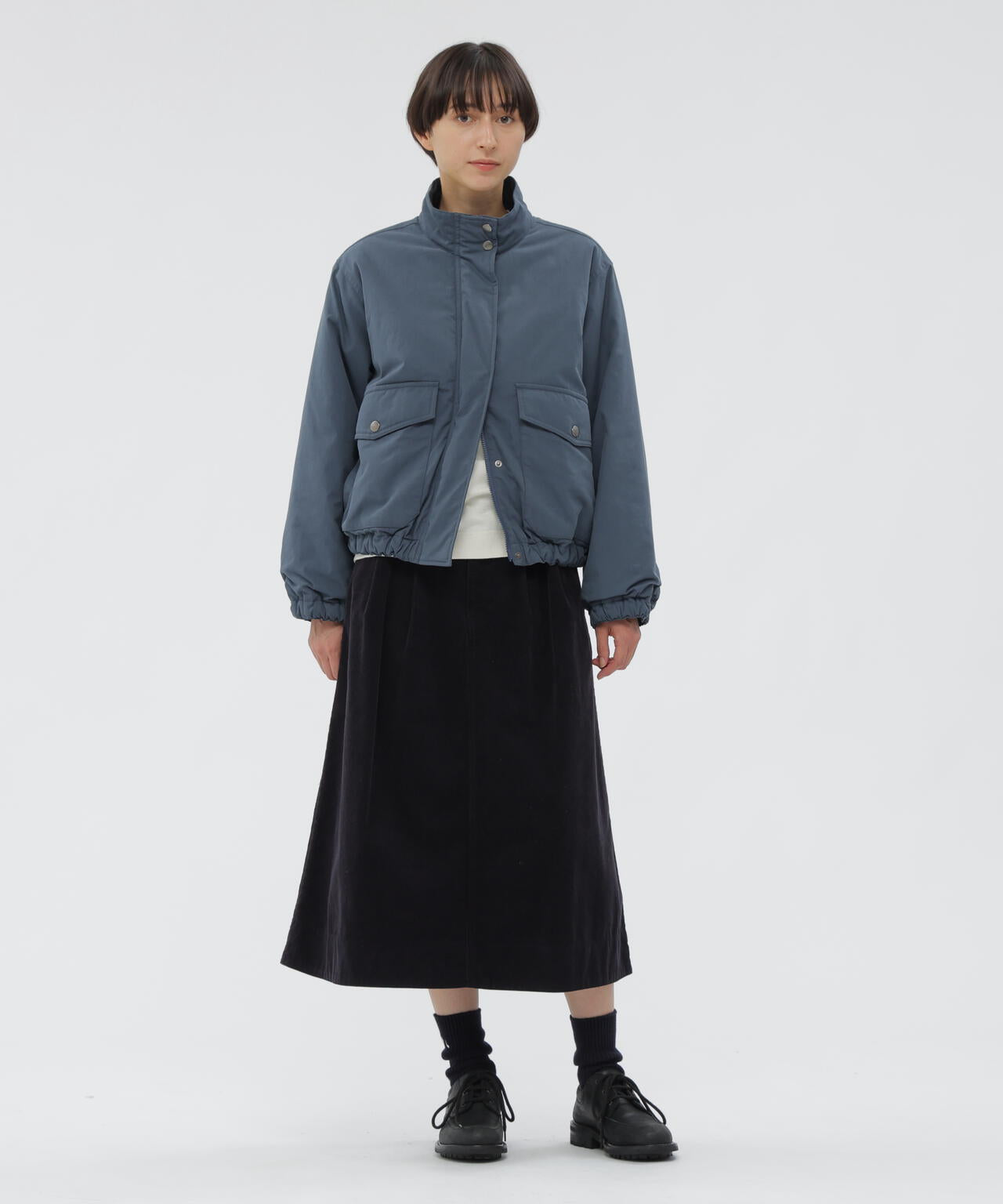 LIGHTWEIGHT COTTON NYLON CANVAS BLOUSON