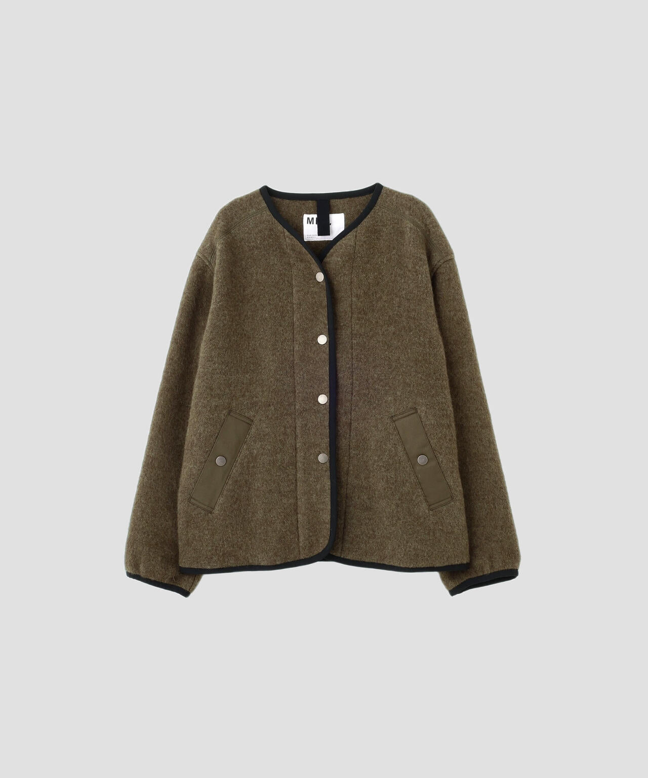 SOFT WOOL FLEECE BLOUSON