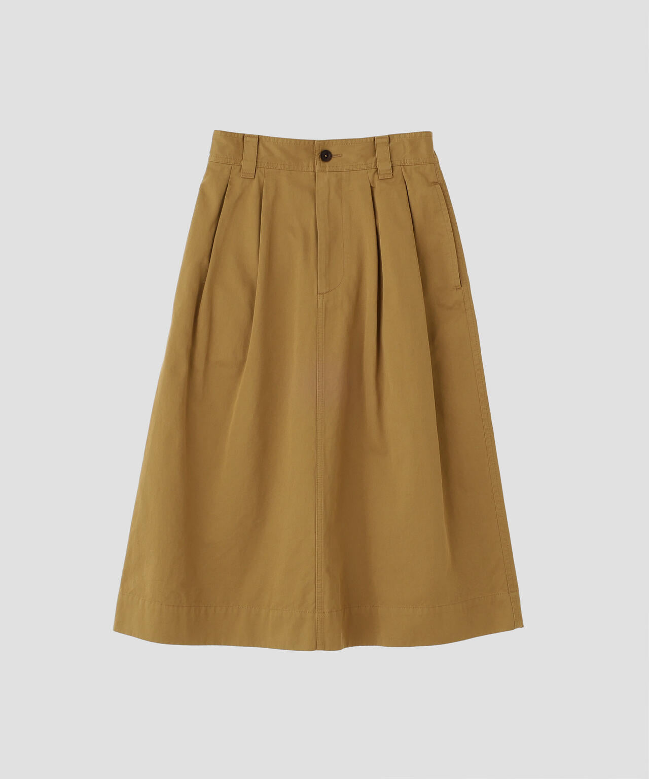 WASHED CHINO COTTON SKIRT