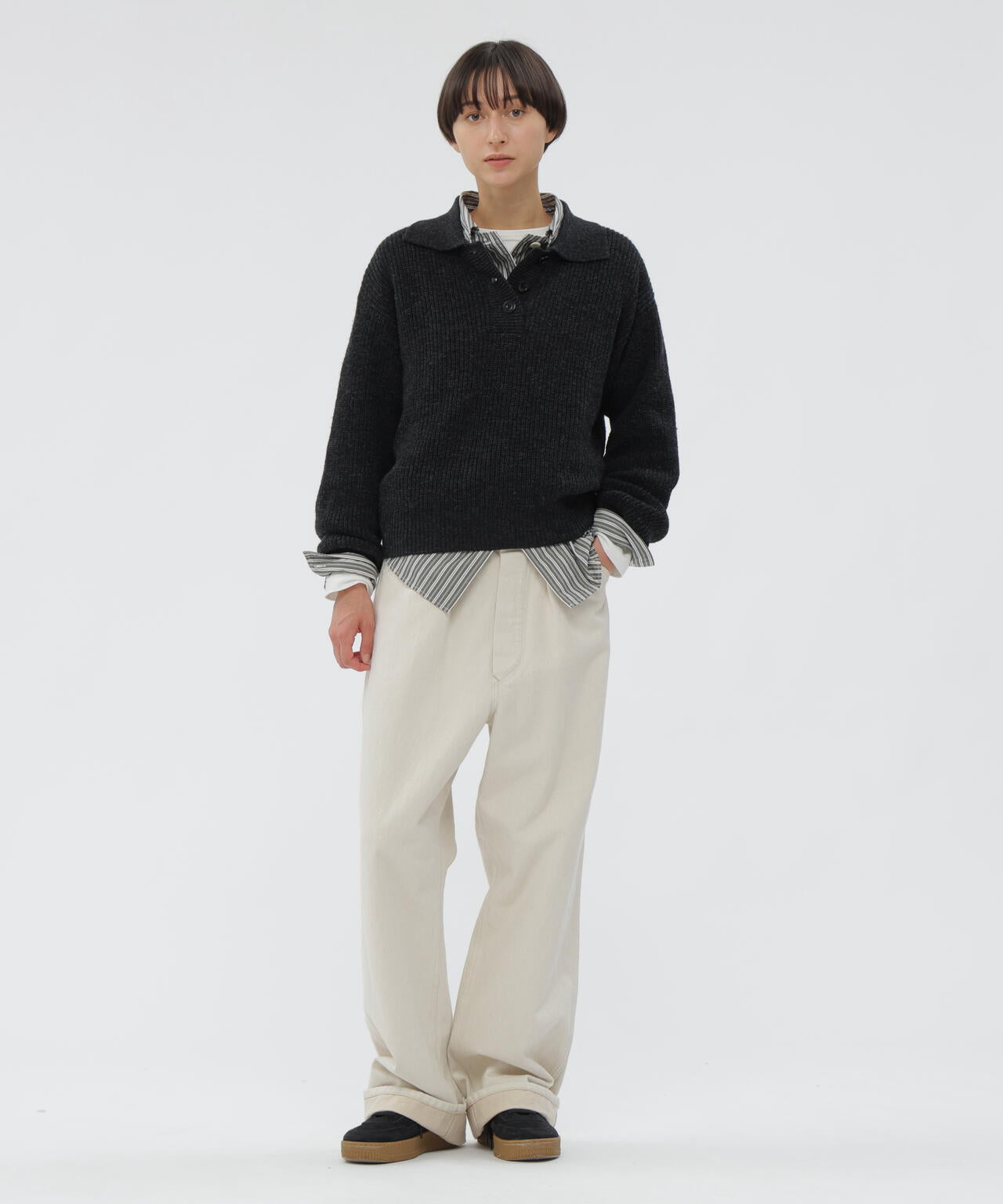CANTON NATURAL DENIM TROUSERS