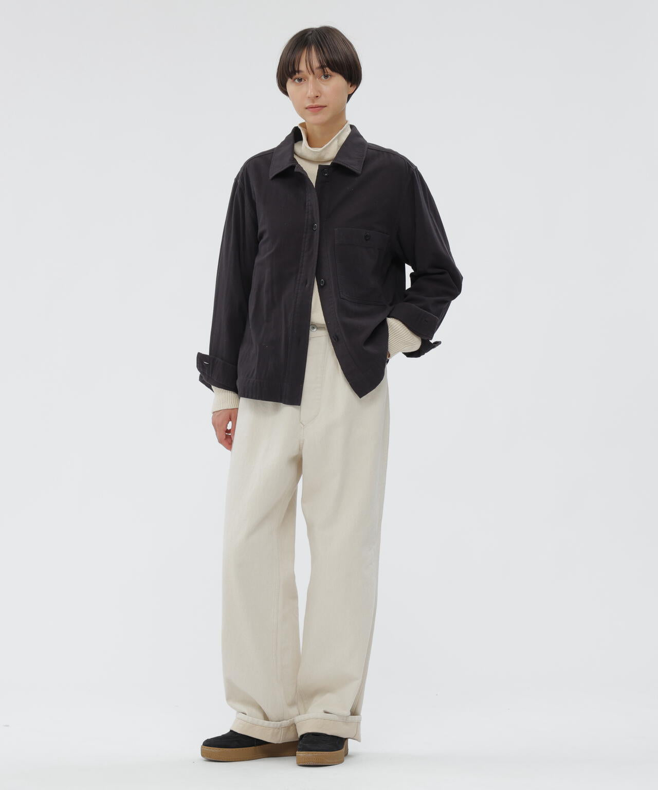 CANTON NATURAL DENIM TROUSERS