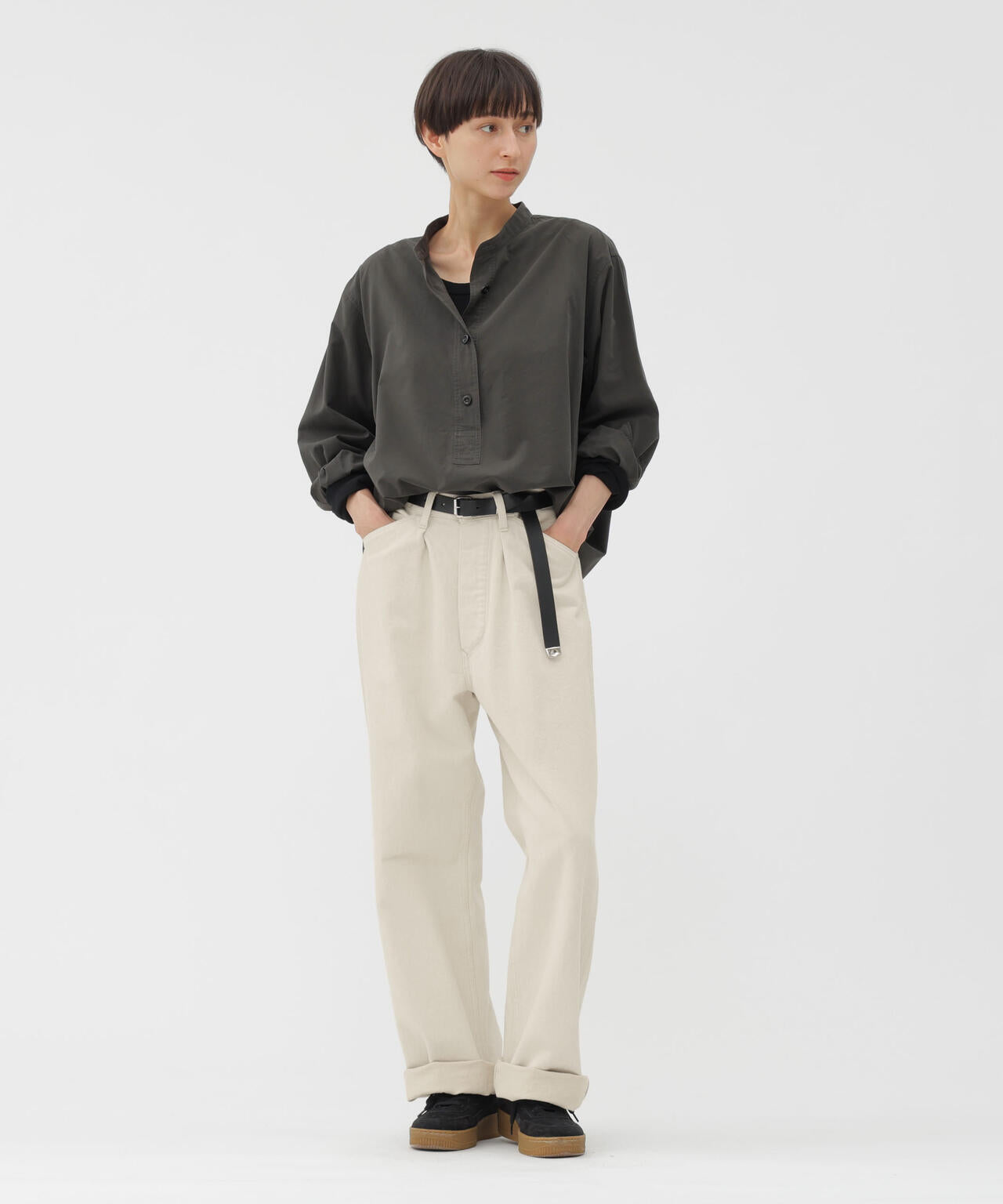 CANTON NATURAL DENIM TROUSERS