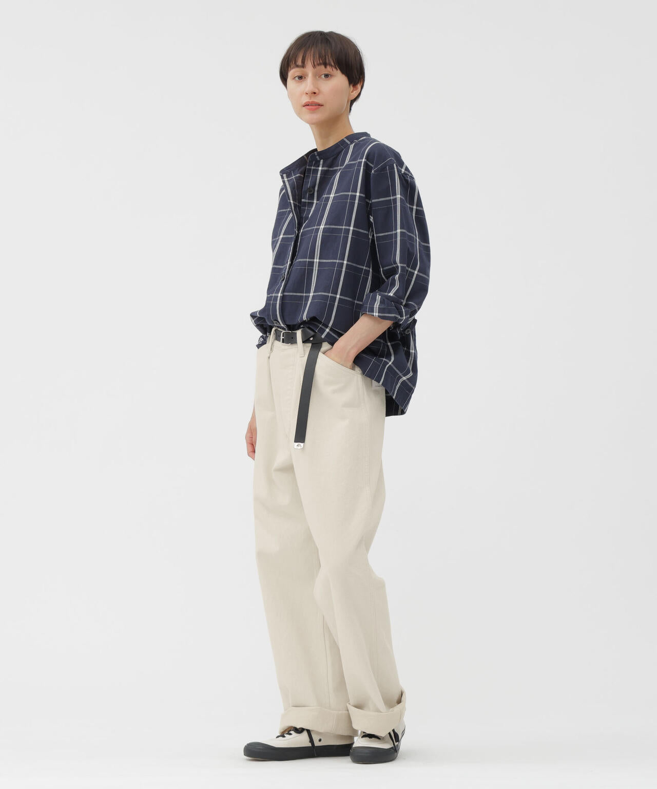 CANTON NATURAL DENIM TROUSERS