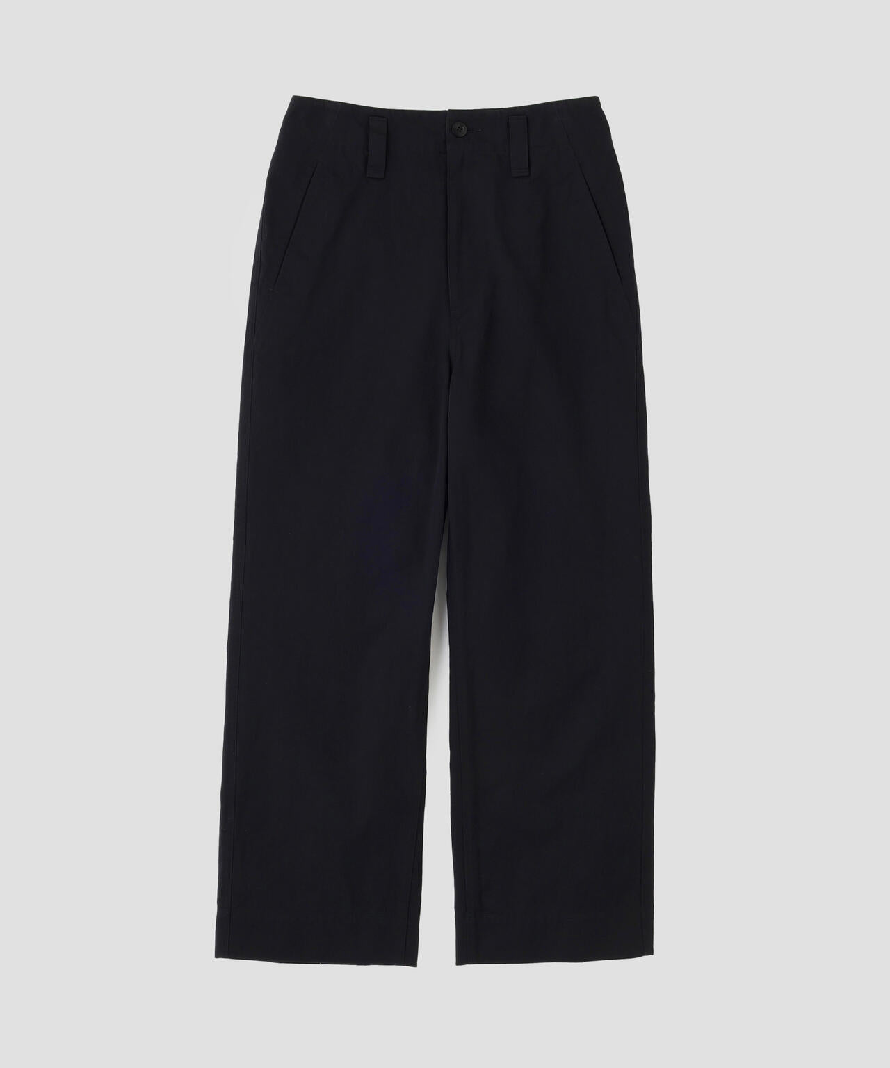 WASHED CHINO COTTON TROUSERS