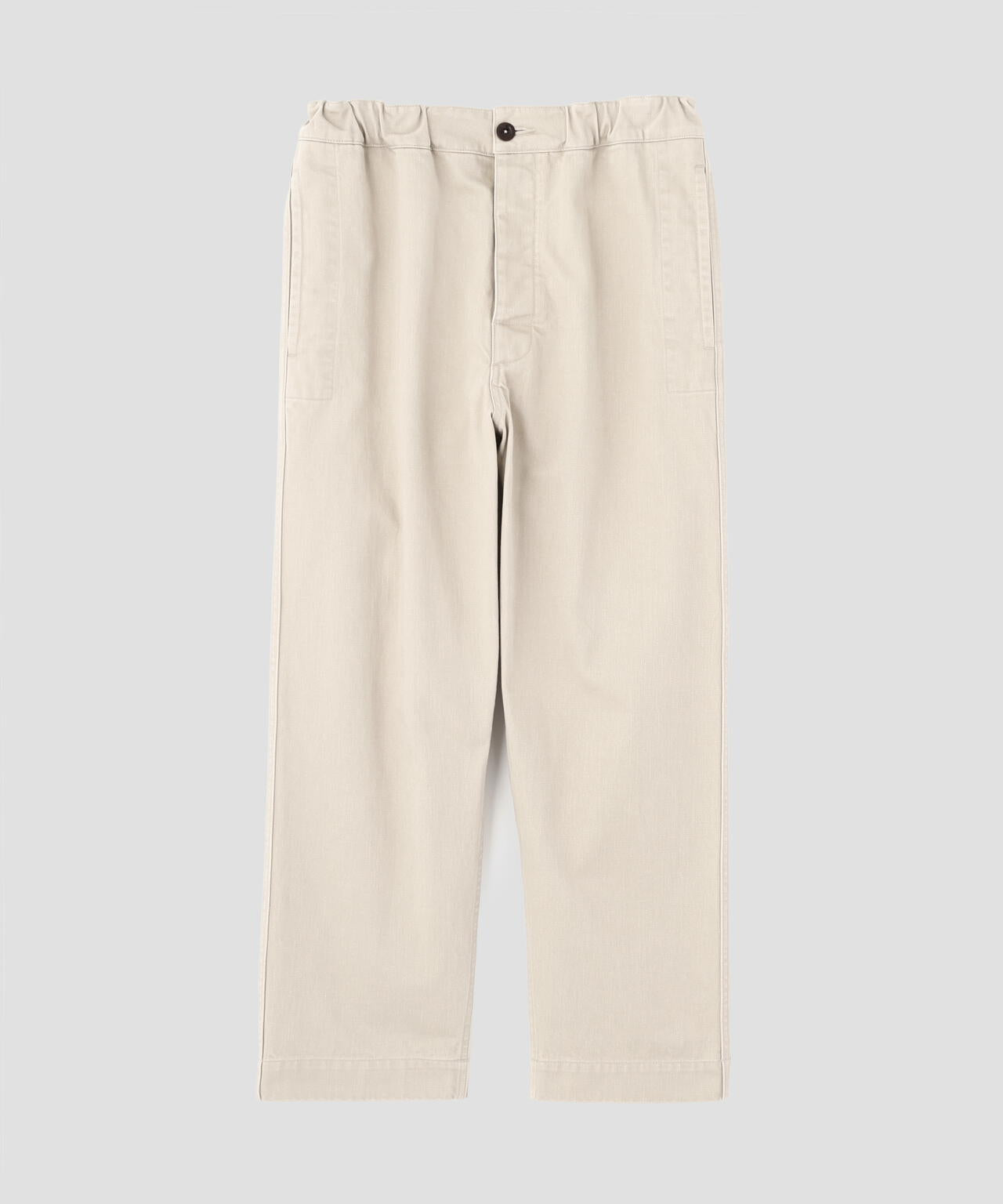 ORGANIC COTTON SATEEN TROUSERS