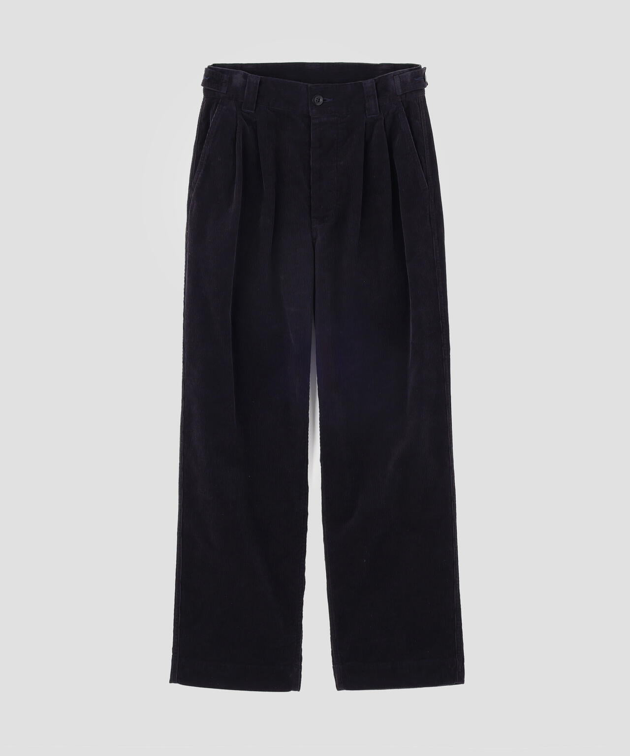 DRY COTTON NEEDLECORD TROUSERS