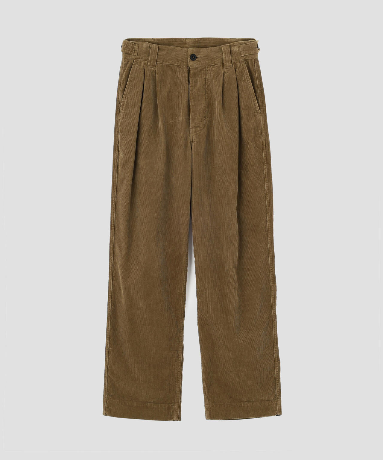 DRY COTTON NEEDLECORD TROUSERS