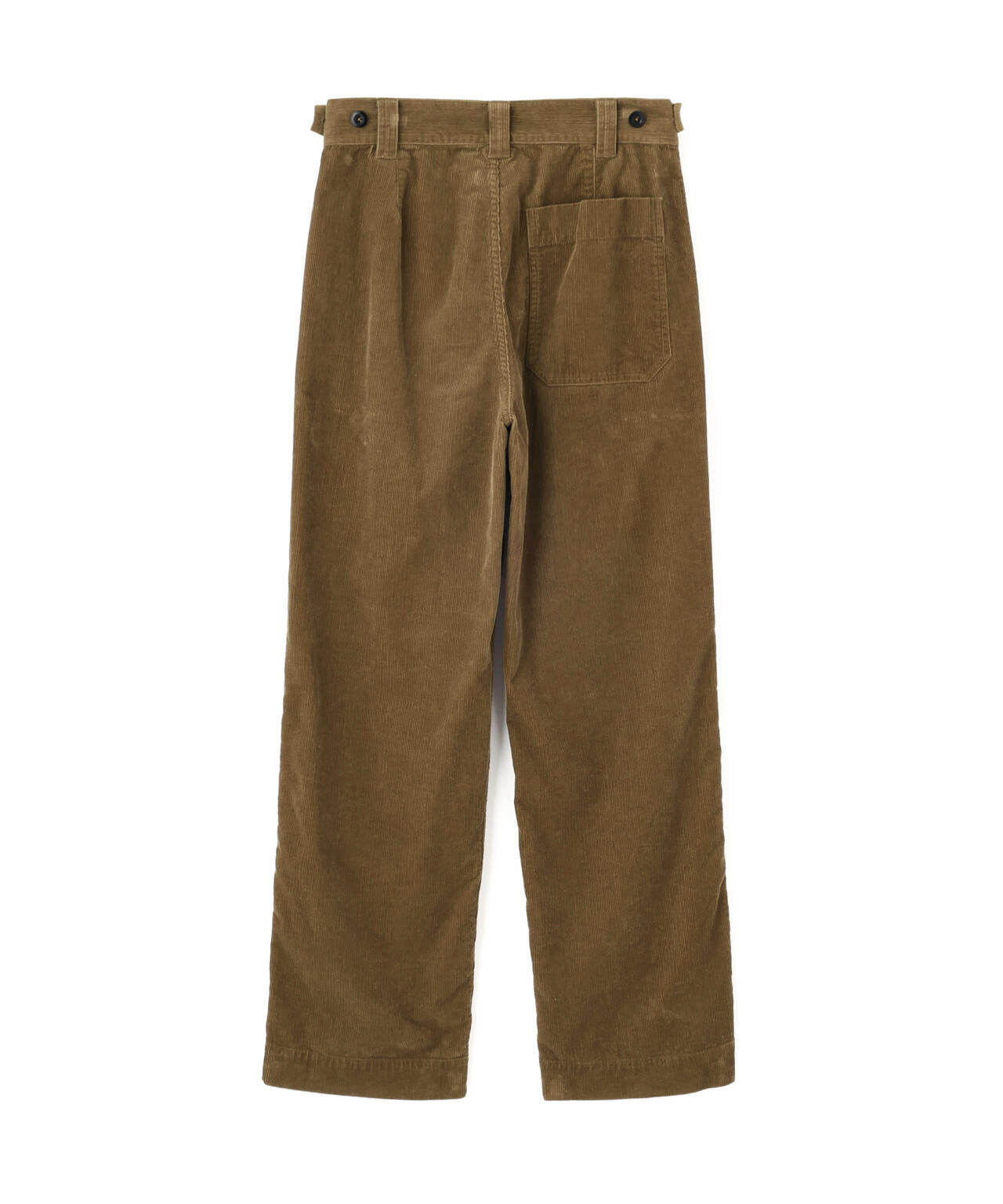 DRY COTTON NEEDLECORD TROUSERS