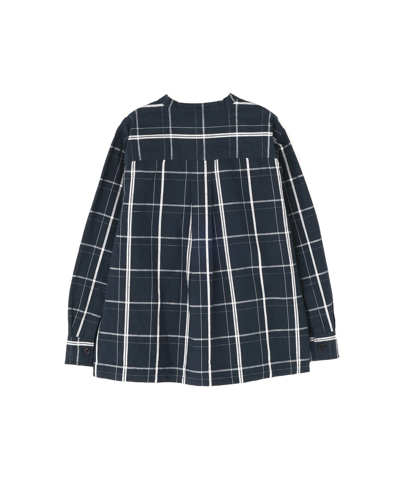 GRAPHIC GRID CHECK COTTON SHIRT