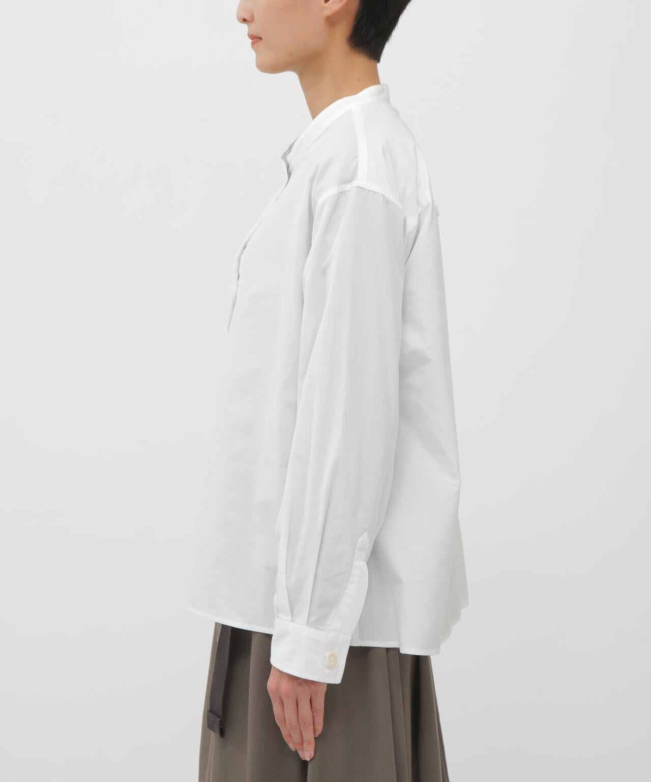 GARMENT DYE COTTON SHIRTING SHIRT