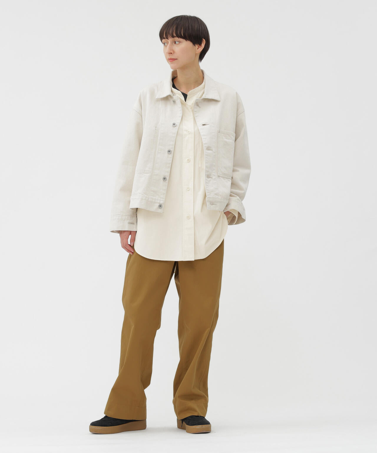 NATURAL COTTON SHIRTING SHIRT