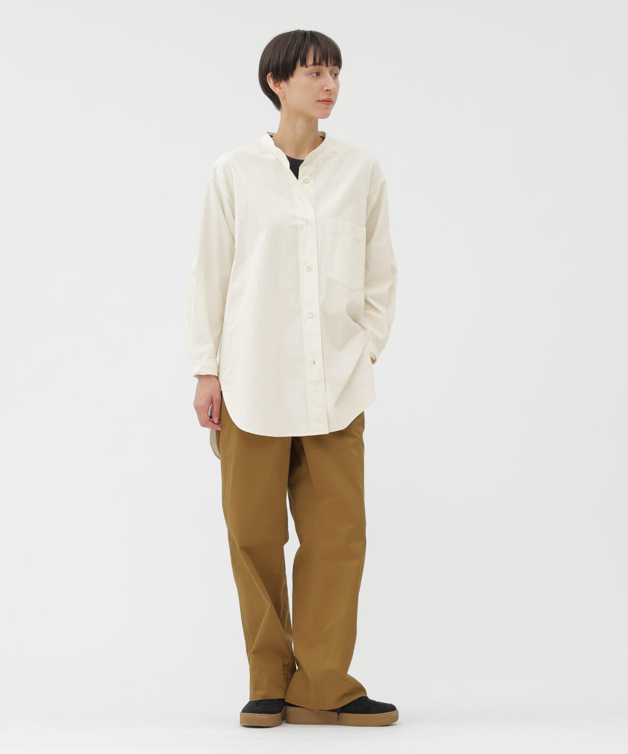 NATURAL COTTON SHIRTING SHIRT