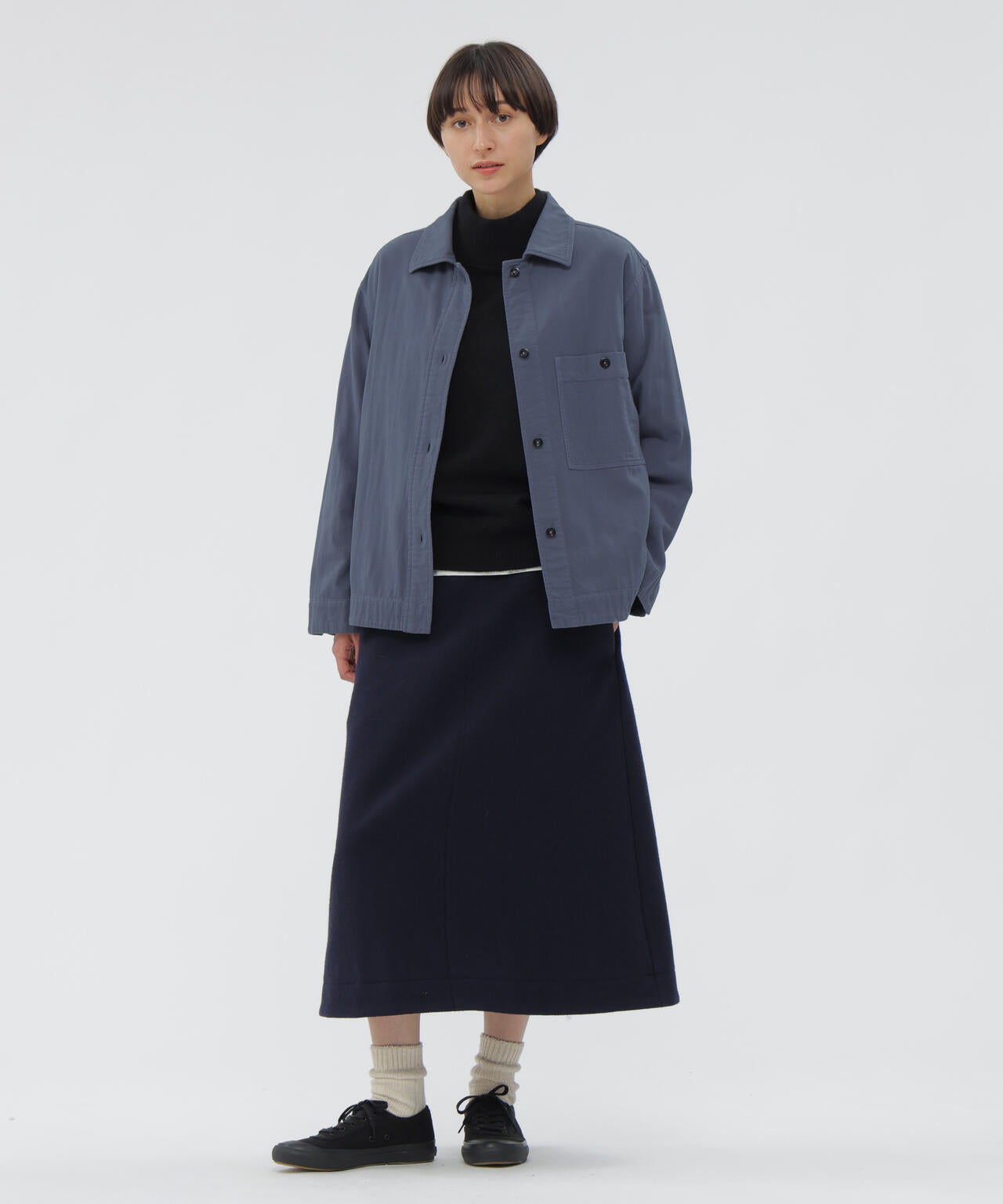 GARMENT DYE PLATED ORGANIC COTTON SHIRT