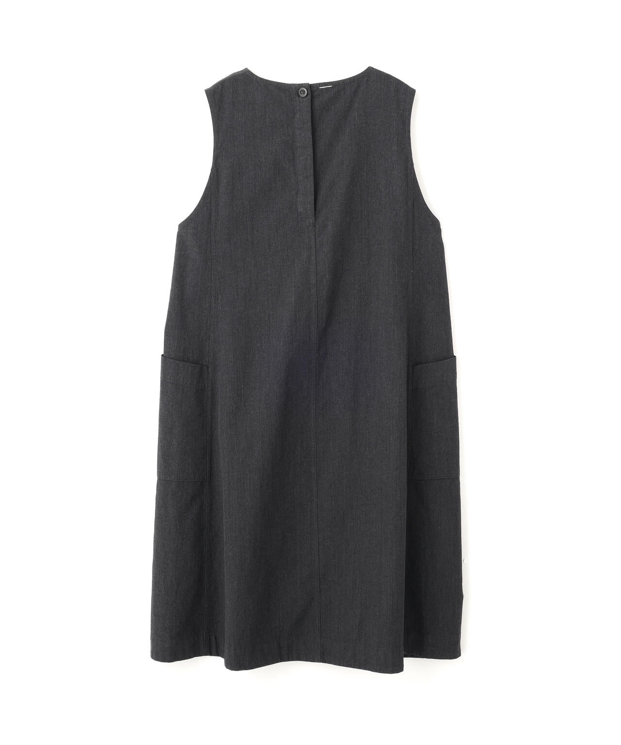 WOOL COTTON TWILL DRESS