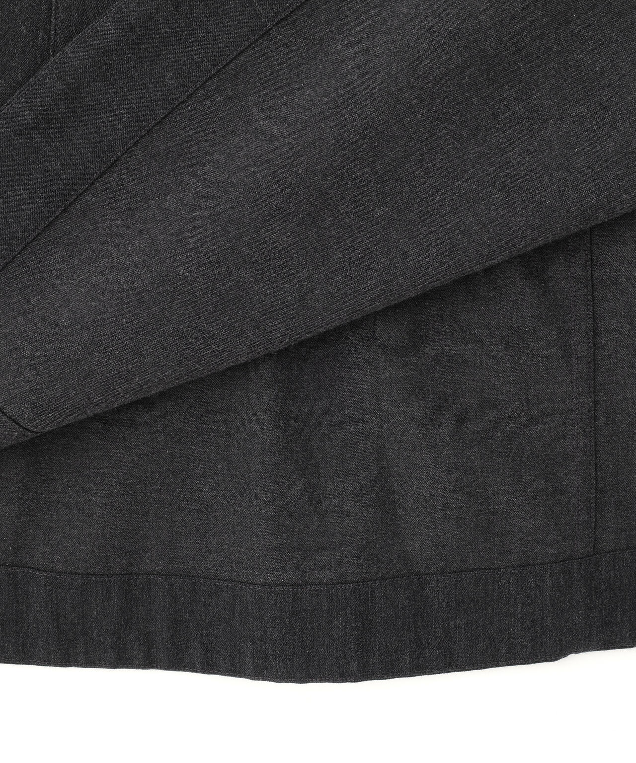 WOOL COTTON TWILL DRESS