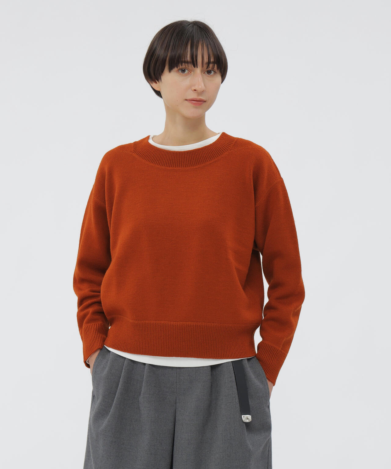 WASHABLE PLAIN WOOL KNITWEAR