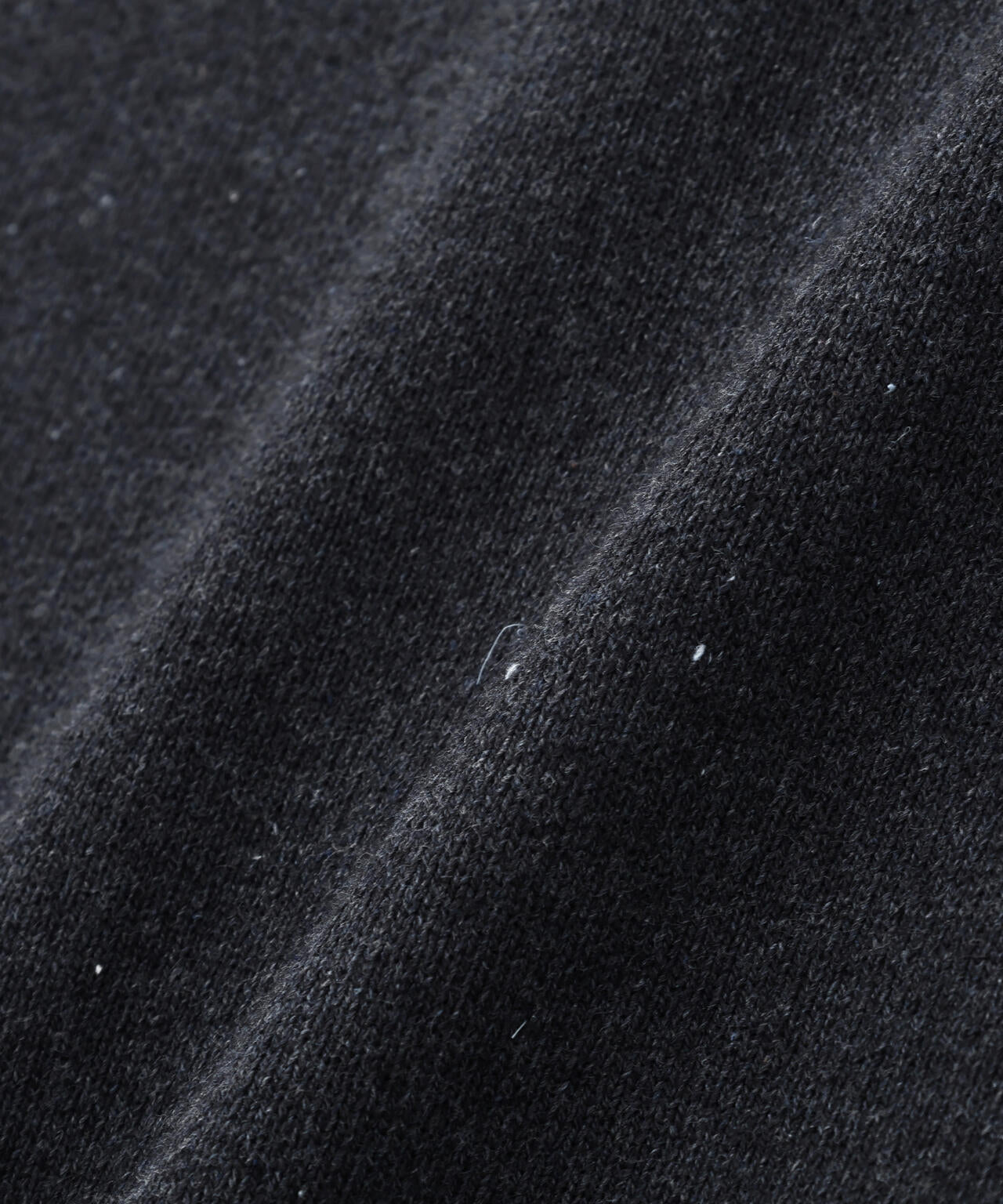 RECYCLED DENIM LOOPBACK JERSEY TOP