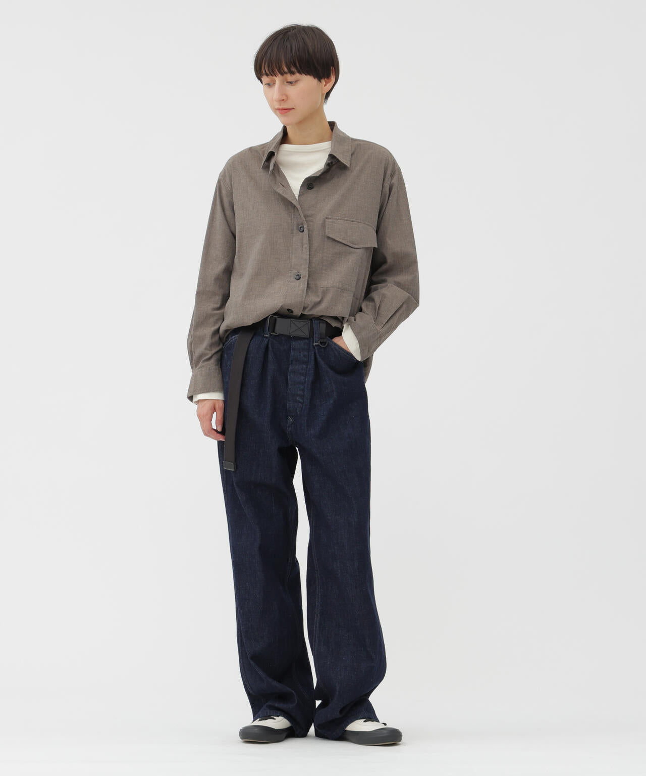 SMOOTH COTTON JERSEY TOP